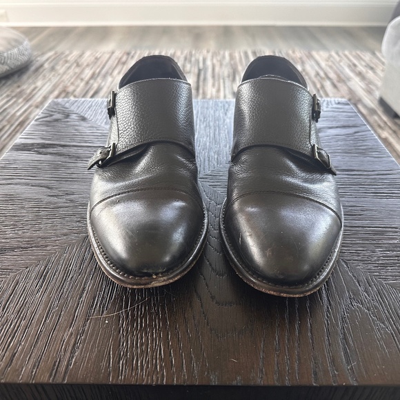 HUGO BOSS Brown Shoes Size 8.5 - Picture 1 of 6